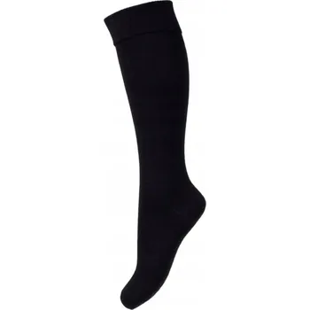 Dámské ponožky Dívčí bavlněné podkolenky Milena PL ČERNÉ HLADKÉ velikost 35-37
