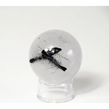 Křišťál s turmalínem koule