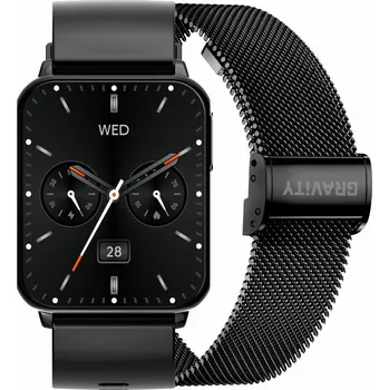 Chytré hodinky SMARTWATCH UNISEX GRAVITY GT17-1 - AMOLED, DODATEČNÝ PÁSEK (sg038a) Barva (Varianta): tay-56546-uniw