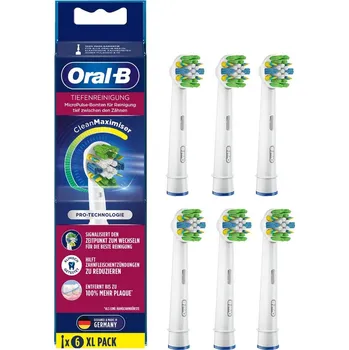 Elektrický zubní kartáček Originální Hlavice Braun Oral-B Floss Action 6 Ks pro kartáček Bílý