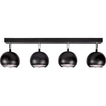 OLAF LUSTR STROPNÍ SVÍTIDLO MODERNÍ ČERNÉ LOFT E14 LED