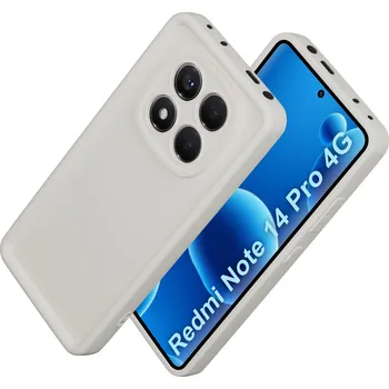 Pouzdro na mobilní telefon Zadní Kryt KrainaGSM pro Xiaomi Redmi Note 14 Pro 4G bílý