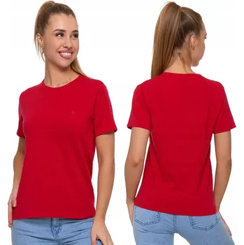 Dámské tričko Tričko Dámské Premium Line T-Shirt Krátký rukáv Bavlněné MORAJ XL