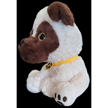 plyšák PLYŠÁKOV - Sedící pejsek s obojkem 20 cm