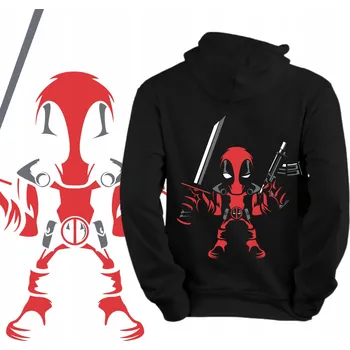Chlapecké oblečení Dětská Tepláková Mikina s potiskem Deadpool Marvel Superhero Dárek 104-110