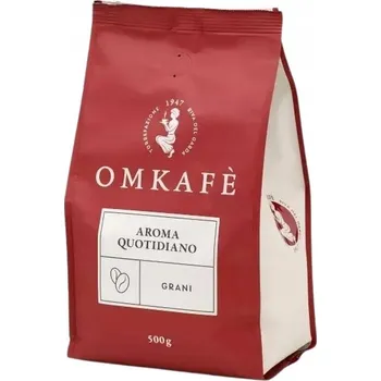 Káva Italská káva Omkafe zrnková aroma 50% arabica 50% robusta 500 g