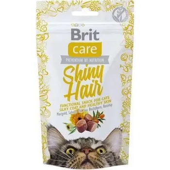 Pamlsek pro kočku Brit Care Cat snack Shiny Hair 50g