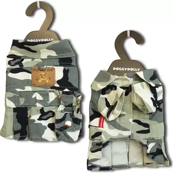 Obleček pro psa Magnum Kabátek White Camouflage Dress XS