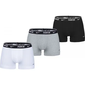 Pánské spodní prádlo Pánské boxerky Nike EVERY DAY COTTON STRETCH XL Černá, Bílá, Šedá