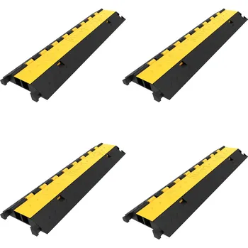 kabelová chránička Vevor Gumový chránič kabelů 103×25.5×5 cm, 2 kanály, nosnost 66000 lbs
