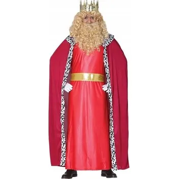 Karnevalový kostým Kostým Král červený Tři králové Betlém L
