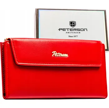 Peterson peněženka eko kůže červená - dámská