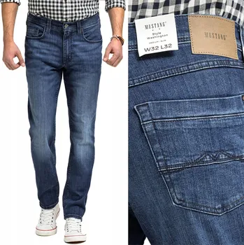 Pánské džíny Pánské džíny střihu straight Mustang Washington, velikost 35/34