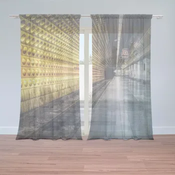 Záclona Sablio Záclony Pražské metro: 2ks 150x250cm