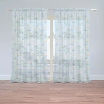 Záclona Sablio Záclony Natahovací dinosaurus: 2ks 150x250cm