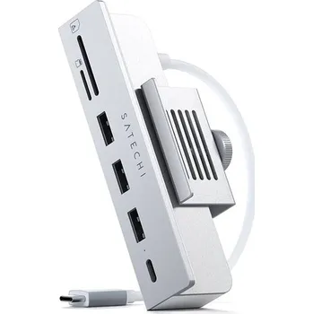 USB hub Satechi USB-C Clamp Hub iMac 24inch (2021) / (1x USB-C up to 5 Gbps,3x USB-A 3.0 up to 5 Gbps, inc.