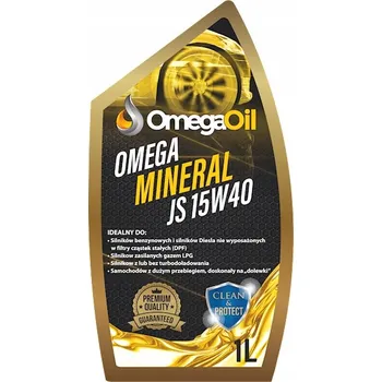 Motorový olej Omega Minerální motorový olej JS 15W40 1L