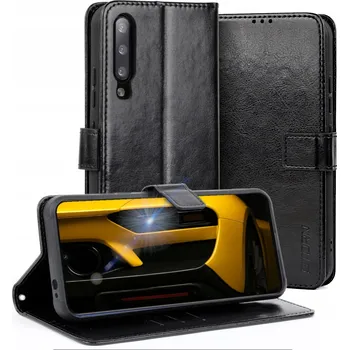 Pouzdro na mobilní telefon Flipové pouzdro Nanga pro Xiaomi Mi 9 Lite, černé