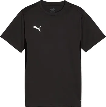 Dívčí oblečení Dětský dres Puma TeamGoal Jersey černý 658637 03 152CM