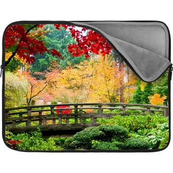 pouzdro na notebook Sablio Obal na notebook Most v parku - 13"