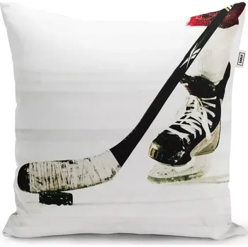 Polštář Sablio Polštář Lední hokej - 60x60 cm