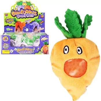 plyšák Stlačovací plyšová mrkev 12 cm