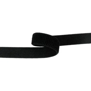 Suchý zip plyš šíře 20 mm elastický BREX, barva Černá