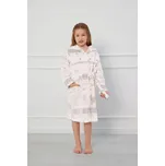 Župan dívčí froté s dlouhým rukávem, velikost 12 let Italian Fashion