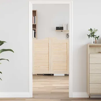 Interiérové dveře vidaXL Křídlové dveře Louvred Design 2 páry 80x80 cm borovicový masiv