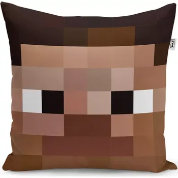 Polštář Sablio Polštář Blocks Obličej - 50x50 cm