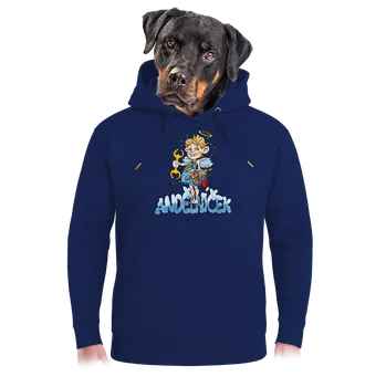 Pánská mikina Bastard Andělníček unisex mikina premium Navy