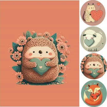 Sešit Sešit A5 s mřížkou Unipap HEART SECE, 32 listů