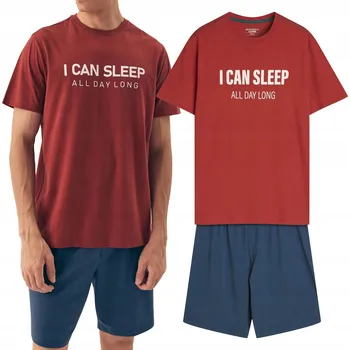 Pánské pyžamo Henderson pánské pyžamo 42614 SLEEPER krátký rukáv velikost M