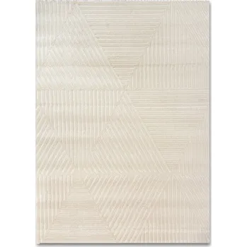 Koberec MĚKKÝ KOBEREC 120X170 CM DO KAŽDÉHO INTERIÉRU COSTA SVĚTLE KRÉMOVÝ VLAS