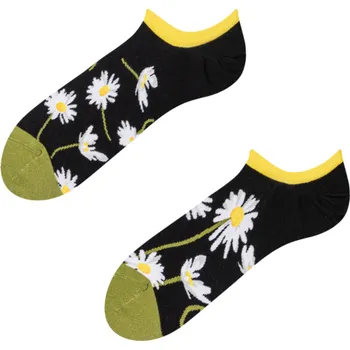 Dámské ponožky Veselé ponožky do tenisek Sedmikrásky v noci