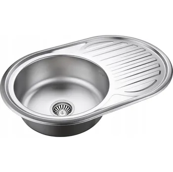 Nerezový dřez Quadron Dřez Tom 211 Dřez Kuchyňský Vestavný Ocelový Satén 77x50cm
