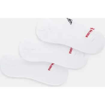 Pánské ponožky Ponožky New Balance 3-pack bílá barva, LAS51313WT 00X, vel. L
