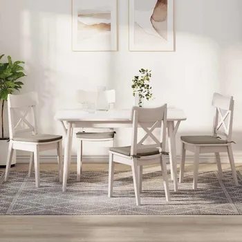 Podsedák Polštáře na sedadla 4 pcs Taupe 40 x 40 x 3 cm Mikrovlákno