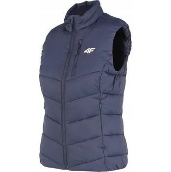 Dámská vesta 4F DÁMSKÁ VESTA VESTA S NÁPRSÍ KAPSOU TMAVĚ MODRÁ F491 vel. XS
