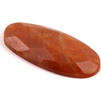 Přírodní kámen Kabošon Broušený Sunstone č.7776 (39x18x6mm)