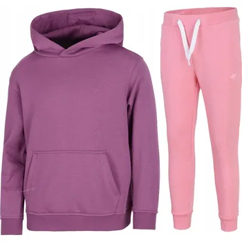 Podprsenka 4F ZATEPLENÁ DÍVČÍ TEPLÁKOVKA MIKINA + KALHOTY / vel 164