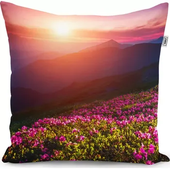 Polštář Sablio Polštář Rozkvetlá příroda - 50x50 cm