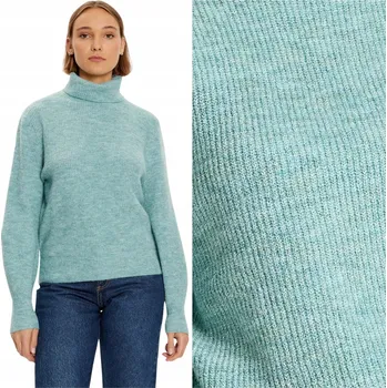 Dámský svetr Lee dámský svetr zelený klasický ke bokům velikost M