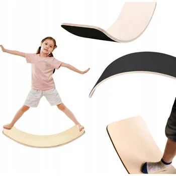 Balanční deska pro děti Junior - černá