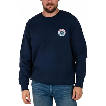 Pánská mikina Mikina Wrangler LOGO CREW SWEAT 112341214 W6L7IQ114 Navy XL