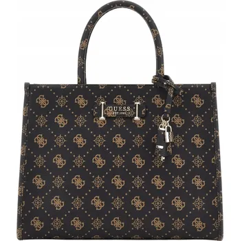 Kabelka Guess kabelka Silia 2 Compartment Tote hnědá
