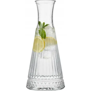 SKLENĚNÁ KARAFA 930 ML NA VODU VÍNO DŽUS, SILNÉ SKLO