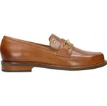 Boty Wojas Dámské polobotky mokasíny světle hnědé 39