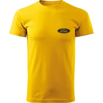 Chlapecké tričko JHK dětské tričko žluté bavlna velikost 128