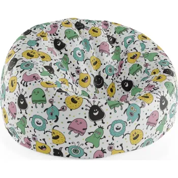 Sedací pytel Sablio Sedací vak Cocoon Příšerky - 115 x 75 x 45 cm